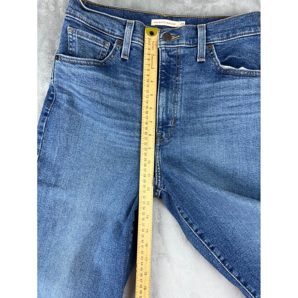 Levi's women's High Waisted Mom Jeans Medium Wash Size 29 - Picture 5 of 8